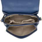 Gucci Calfskin Interlocking G Top Handle Small Shoulder Bag (SHF-2x4YHi)