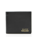 Gucci Calfskin Logo Bifold Wallet