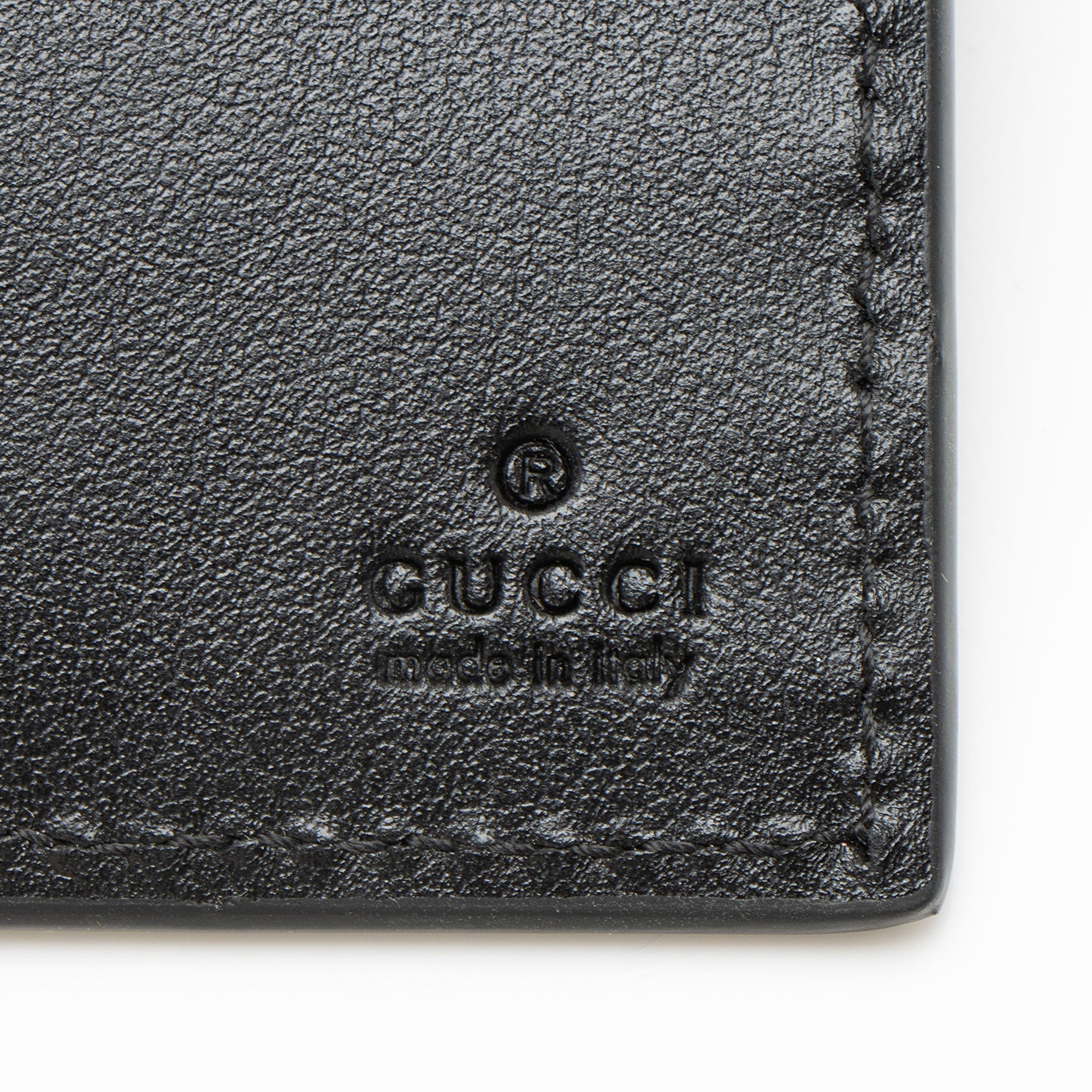 Gucci Calfskin Logo Bifold Wallet
