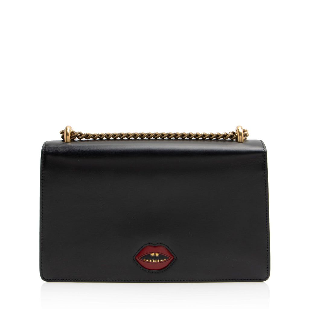 Gucci Calfskin Malaga Kid Heart GG Marmont Medium Flap Bag