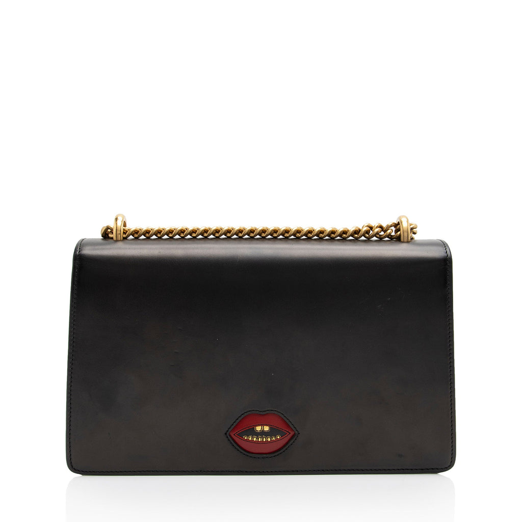 Gucci Calfskin Malaga Kid Heart GG Marmont Medium Flap Bag