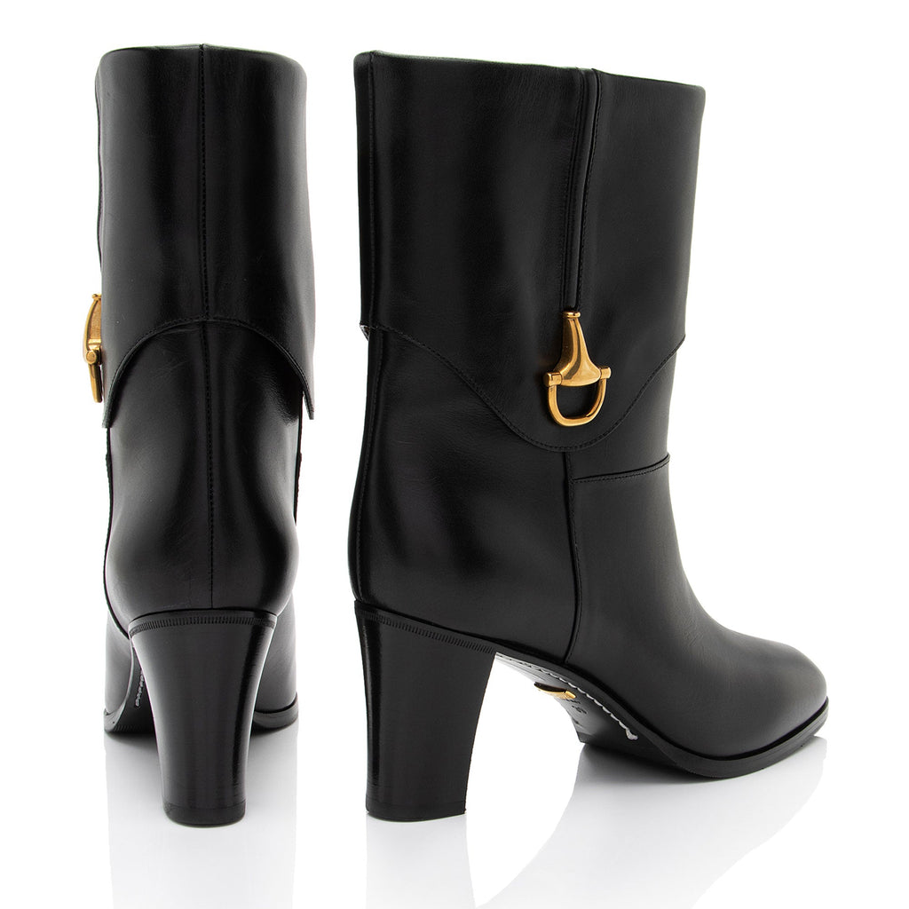 Gucci Calfskin Miranda Ankle Boots - Size 9 / 39 (SHF-Lo8tbh)