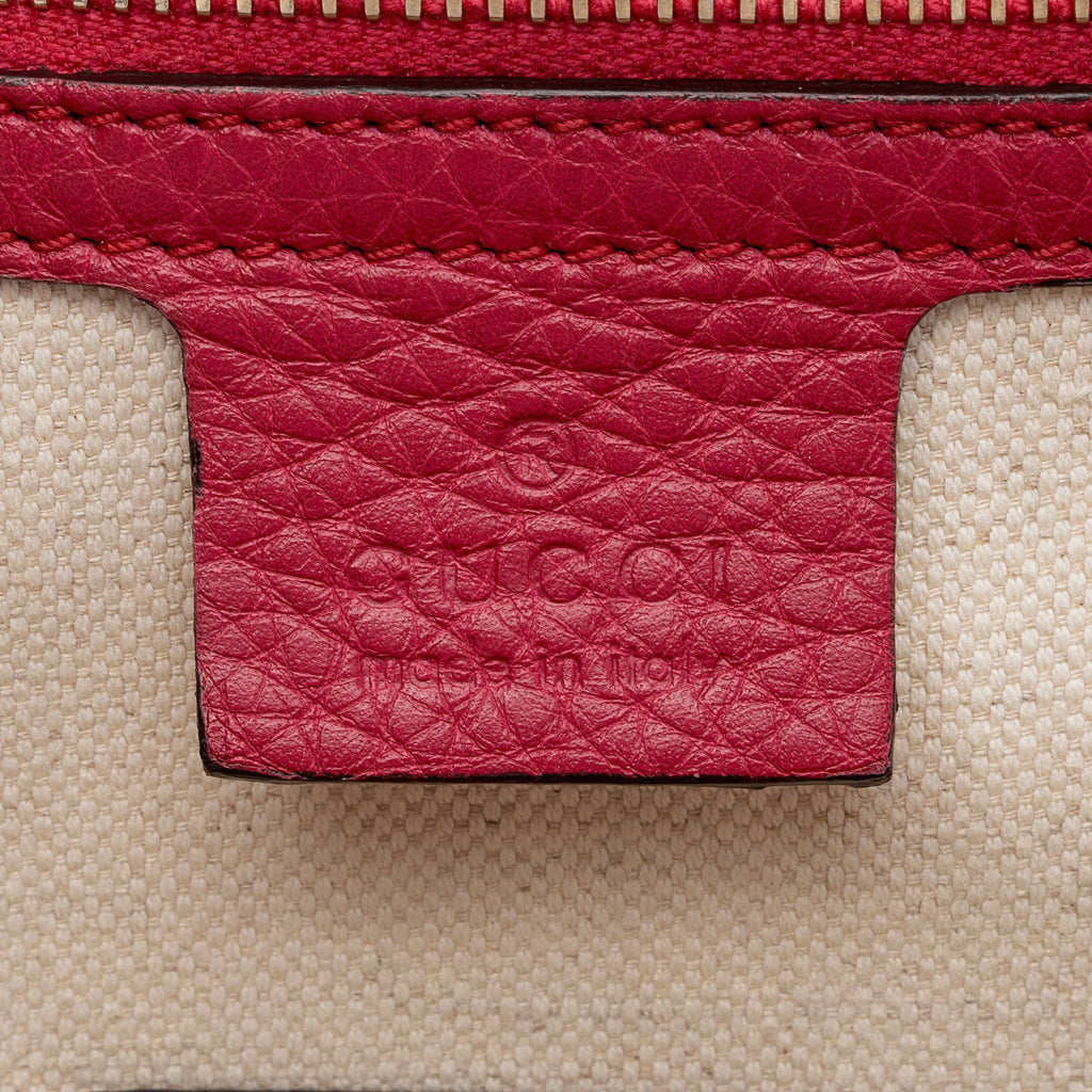 Gucci Calfskin New Bamboo Top Handle (SHF-v2KUgA)