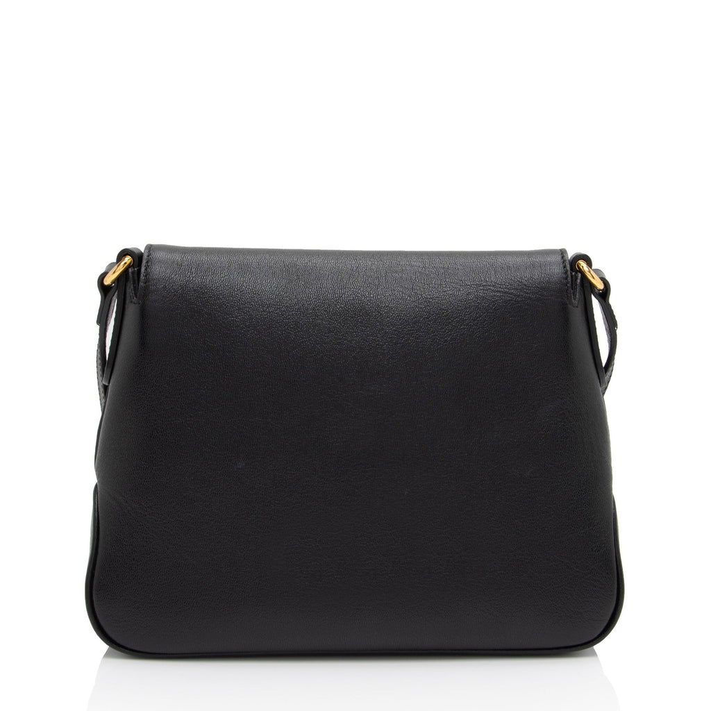 Gucci Calfskin New Sakai Lux Dahlia Small Shoulder Bag (SHF-Cq19DH)