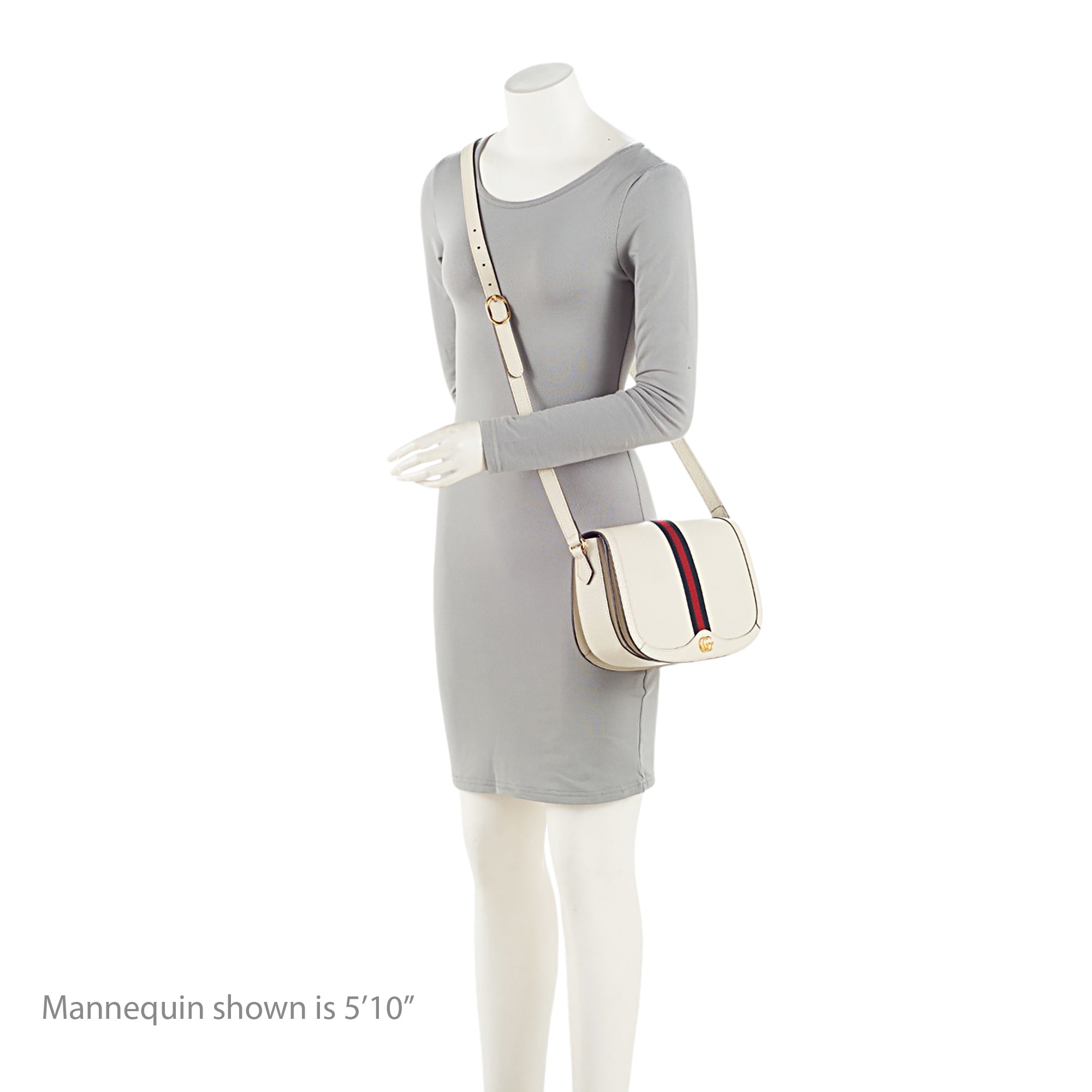 Gucci Calfskin Ophidia Flap Messenger (SHF-d4mnSM)