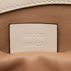 Gucci Calfskin Pearl Bee Broadway Mini Shoulder Bag (SHF-16367)