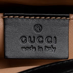 Gucci Calfskin Pearl Bee Broadway Mini Shoulder Bag (SHF-21311)