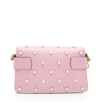 Gucci Calfskin Pearl Bee Broadway Mini Shoulder Bag