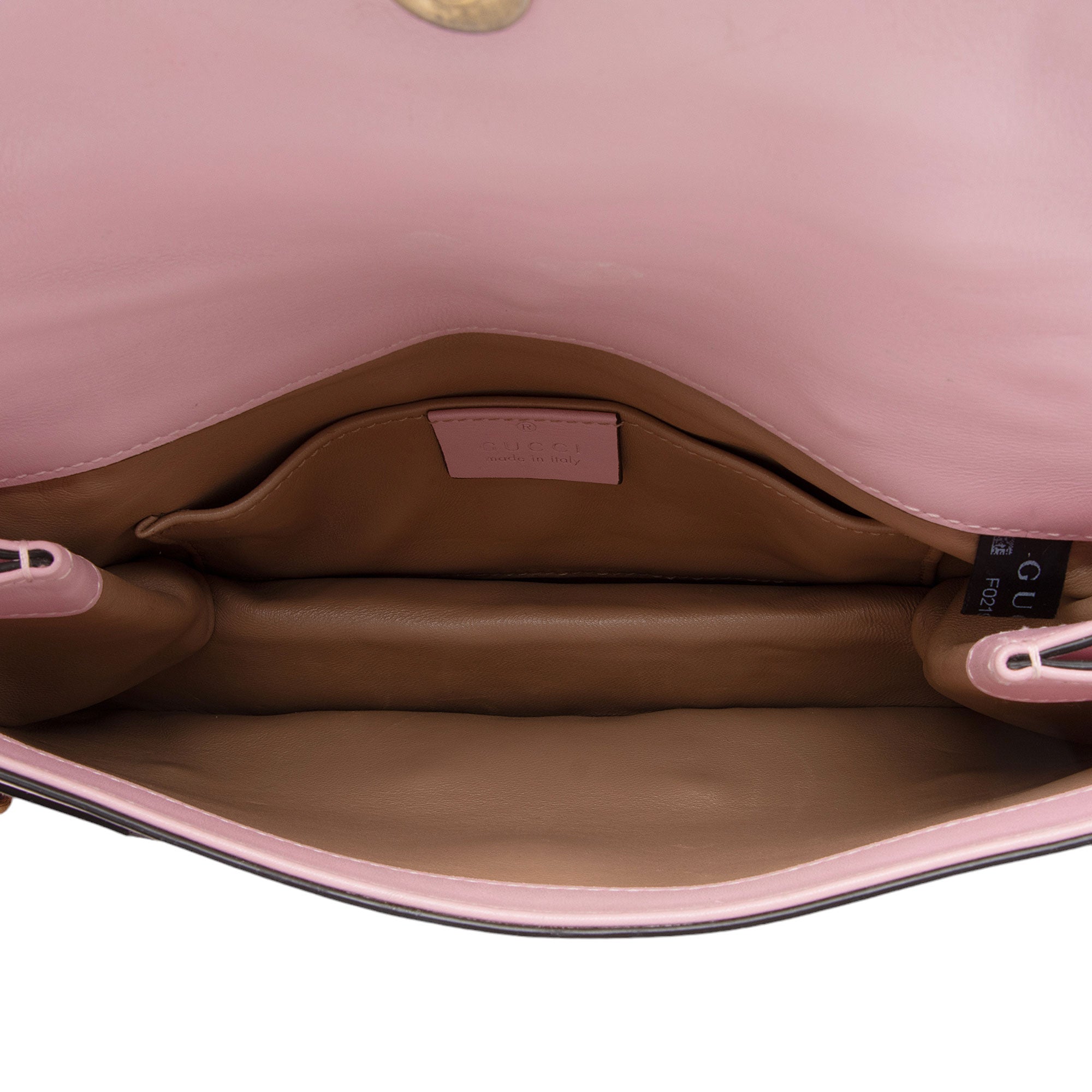 Gucci Calfskin Pearl Bee Broadway Mini Shoulder Bag