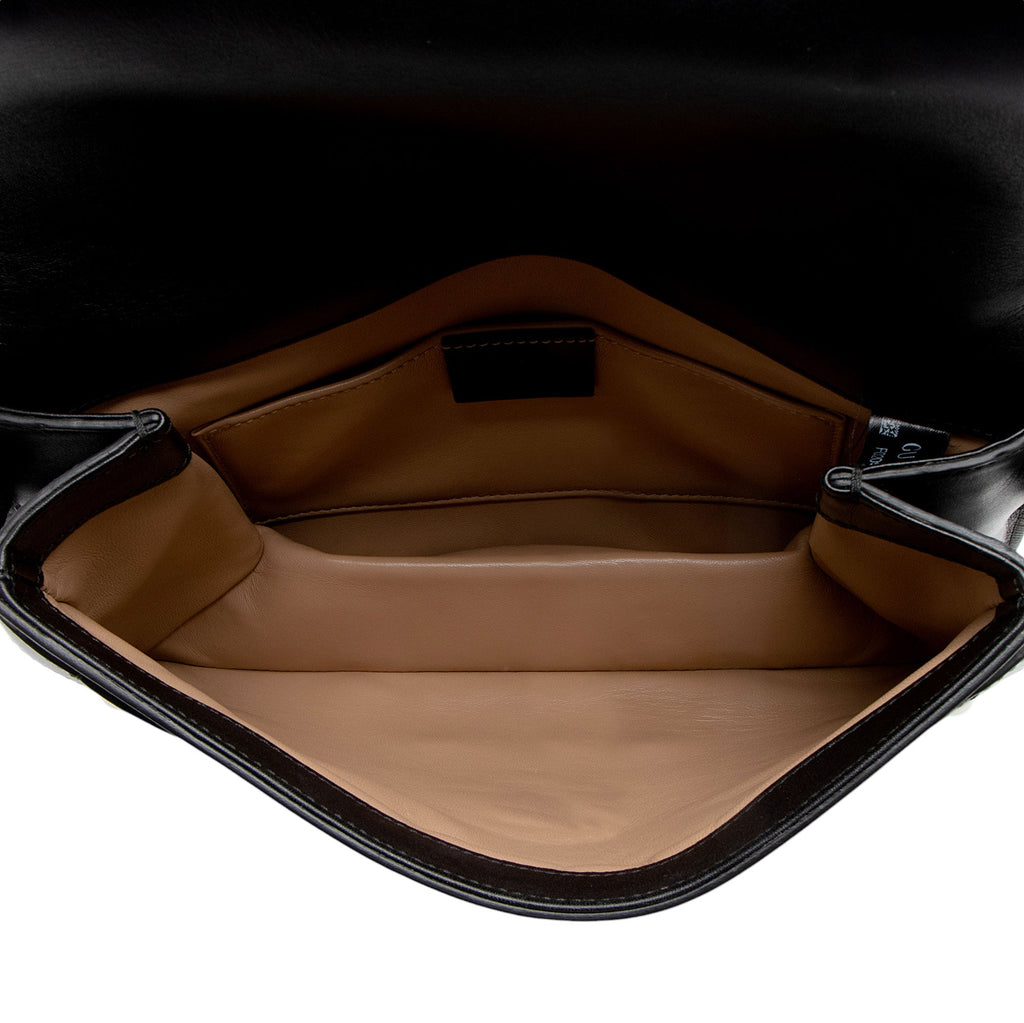 Gucci Calfskin Pearl Tiger Broadway Mini Shoulder Bag