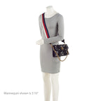 Gucci Calfskin Pearl Tiger Broadway Mini Shoulder Bag