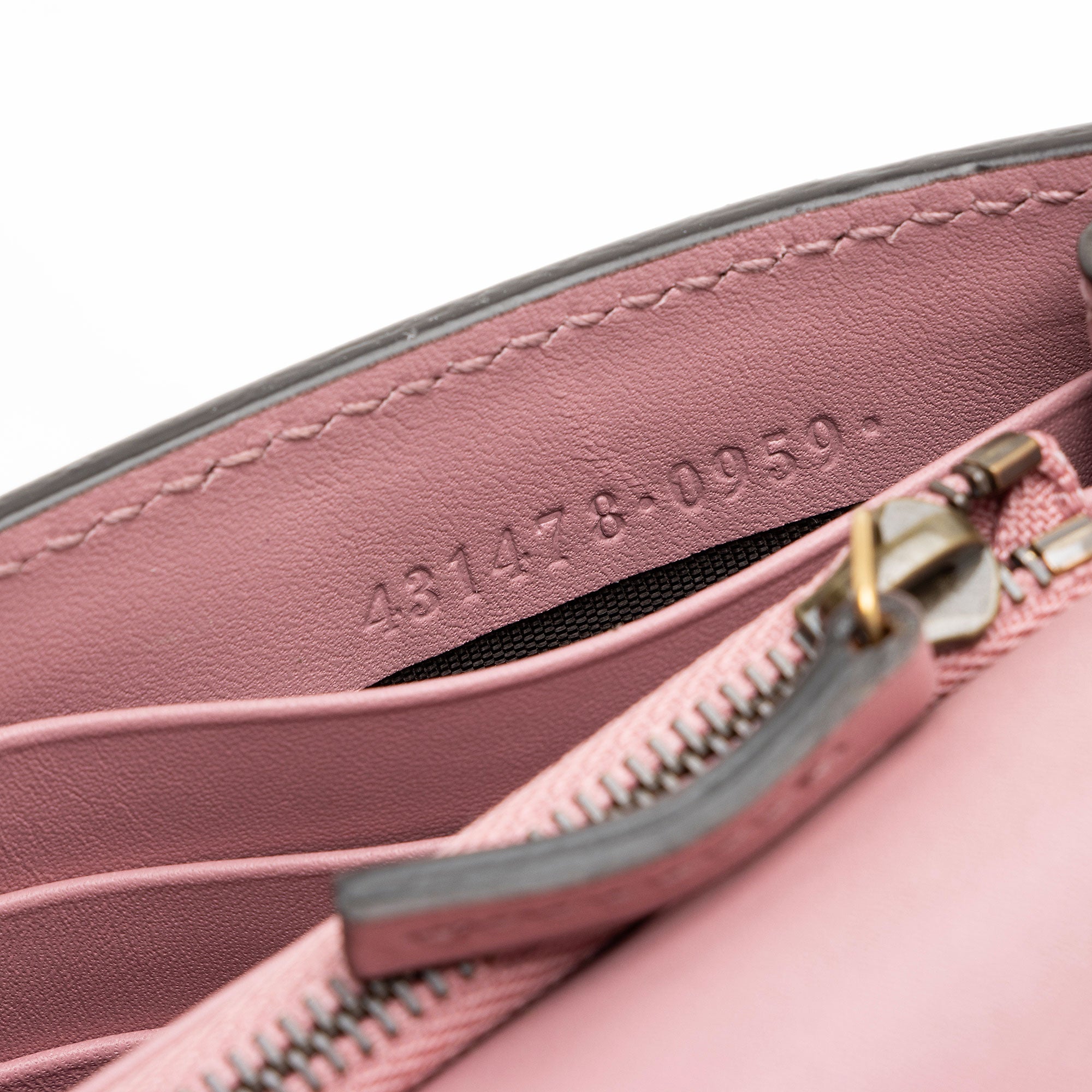 Gucci Calfskin Peony Pearly Mini Wallet on Chain
