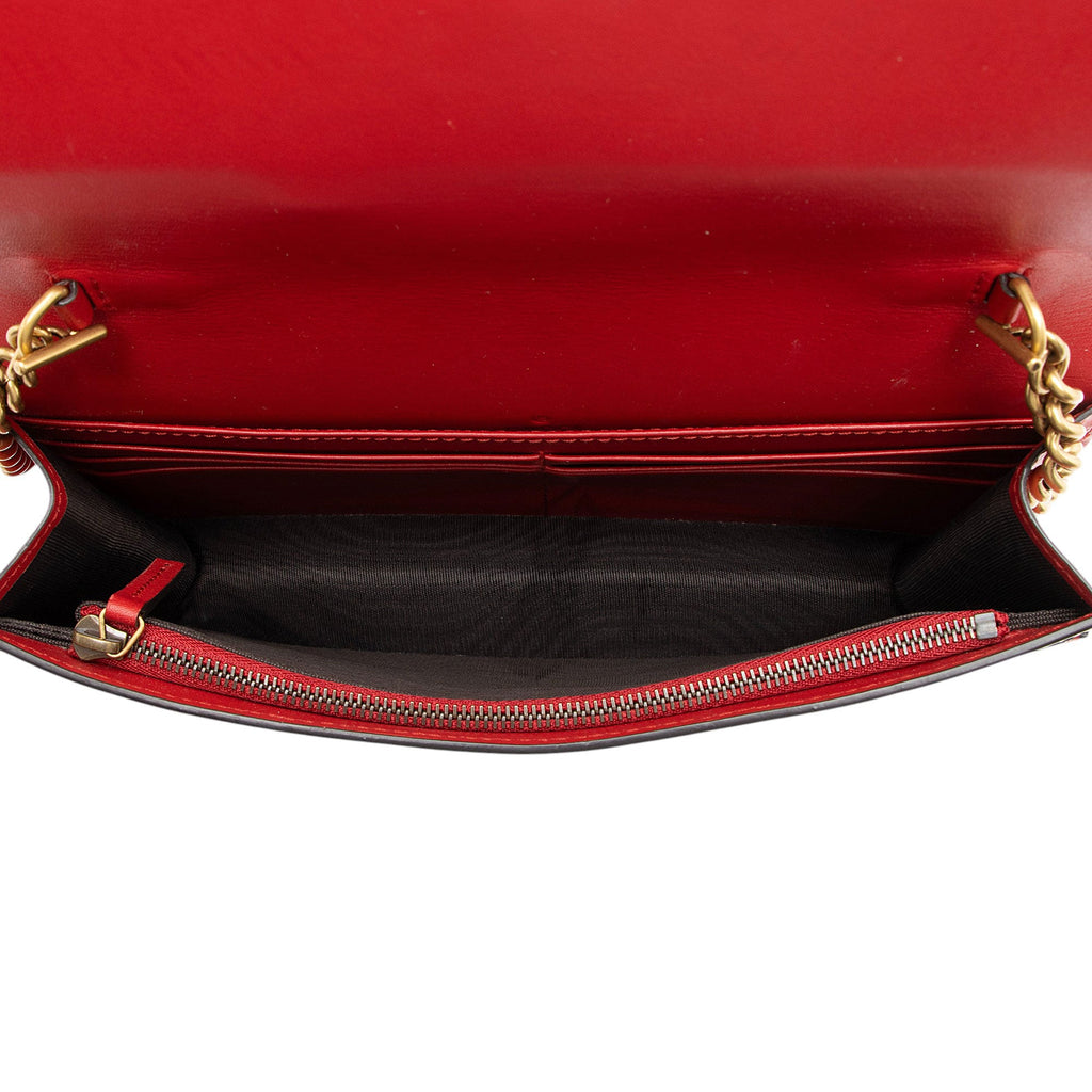 Gucci Calfskin Queen Margaret Wallet on Chain