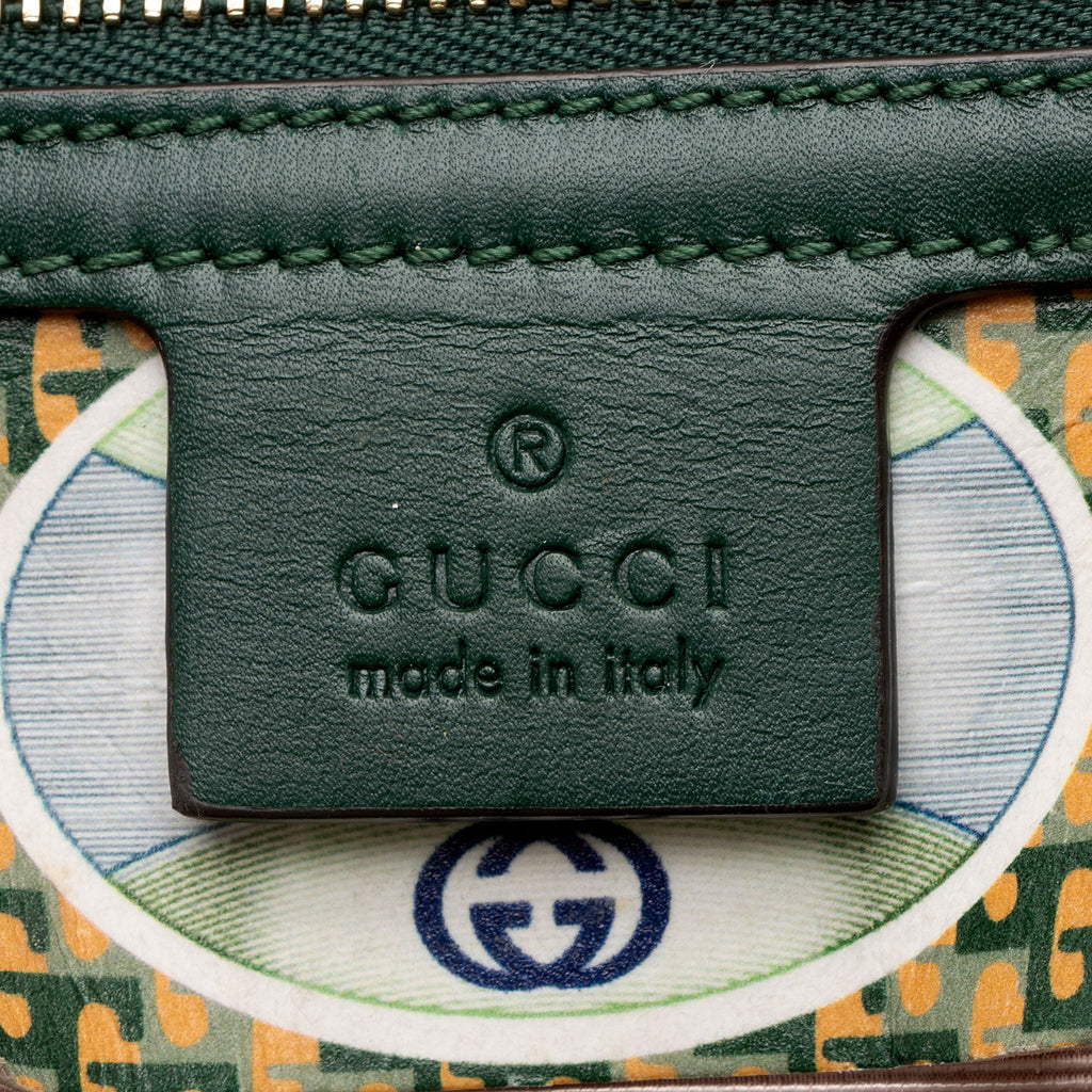 Gucci Calfskin Rajah Medium Shoulder Bag (SHF-FDKT5l)