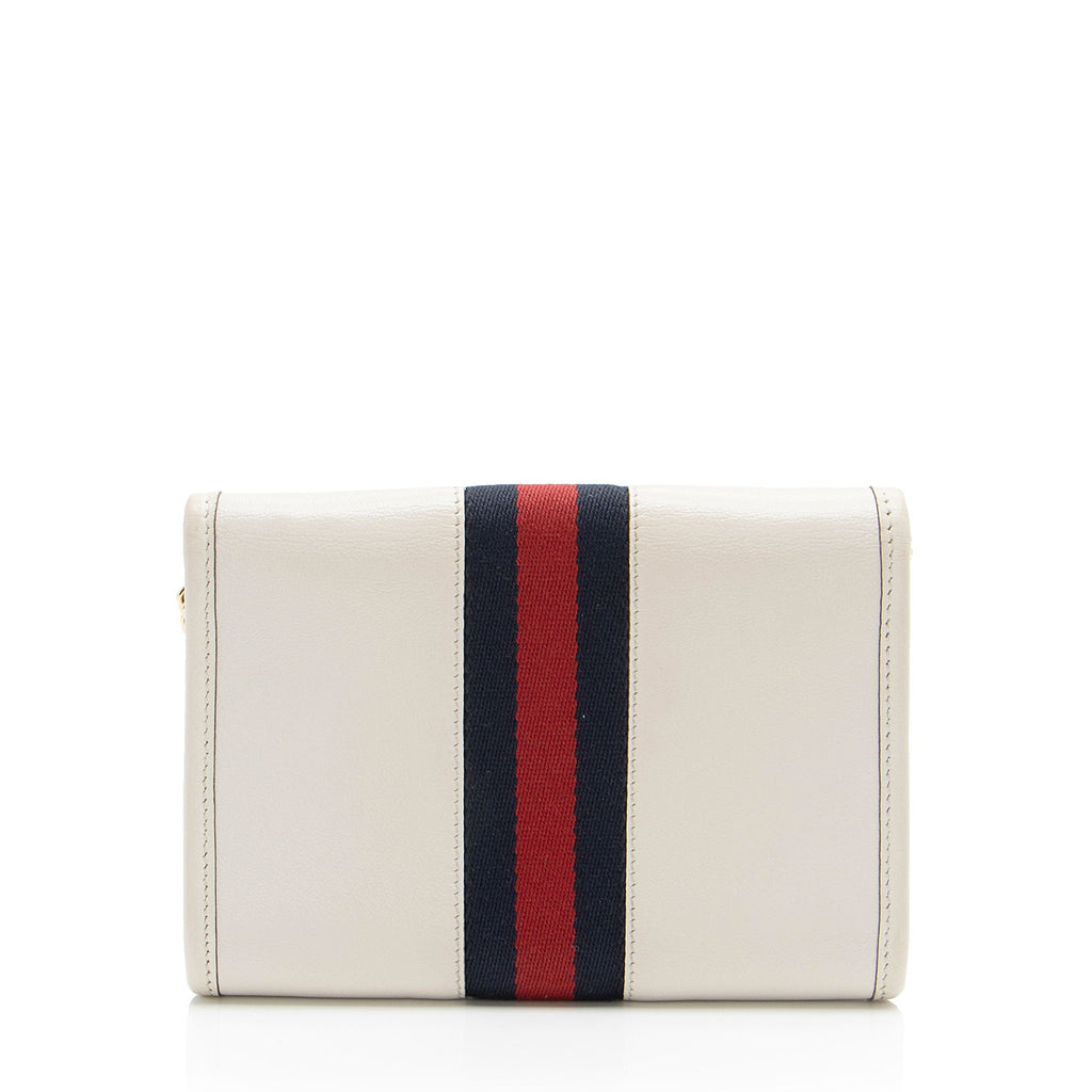 Gucci Calfskin Rajah Mini Flap Bag (SHF-ofd1Mc)