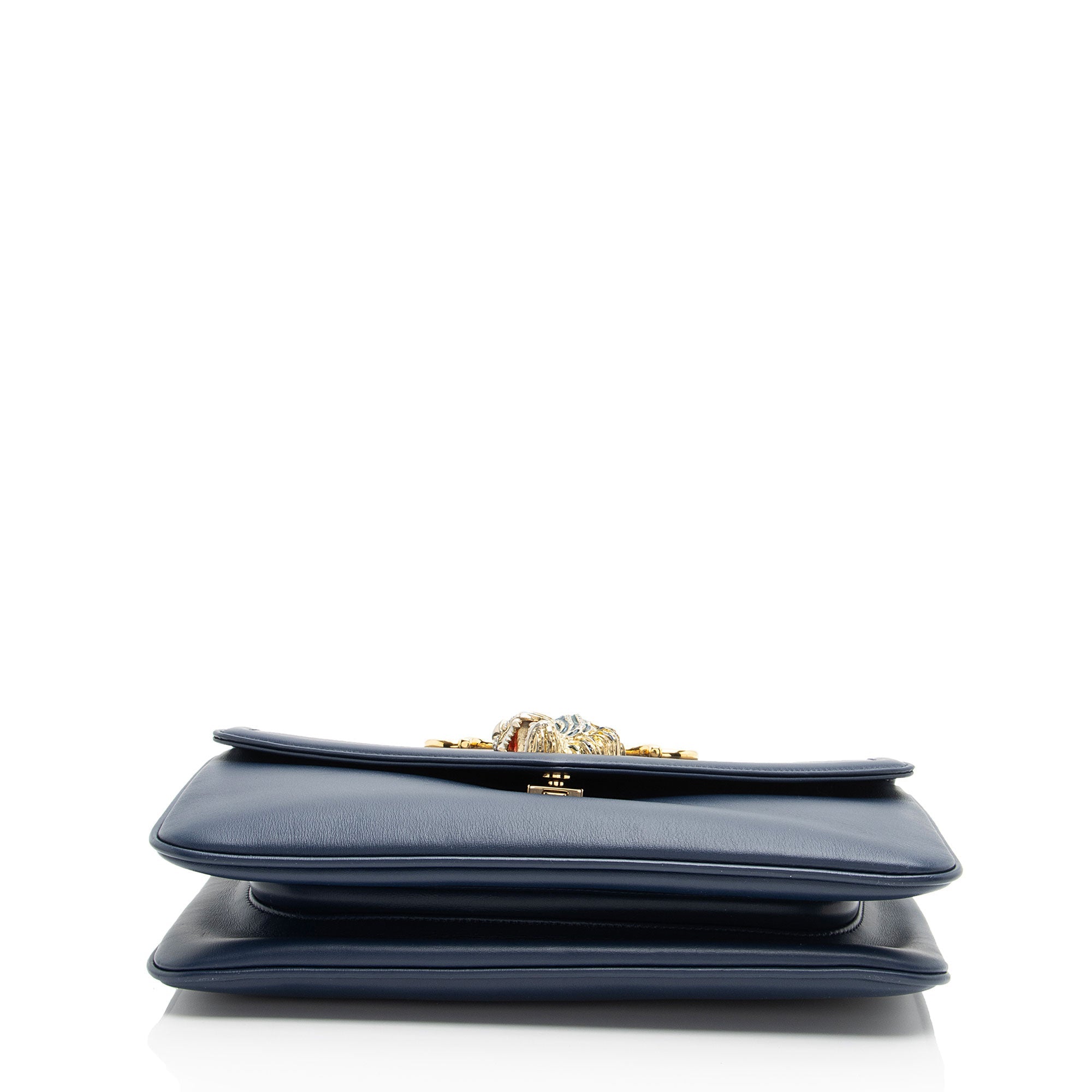 Gucci Calfskin Rajah Zumi Medium Shoulder Bag (SHF-bv9Xhf)