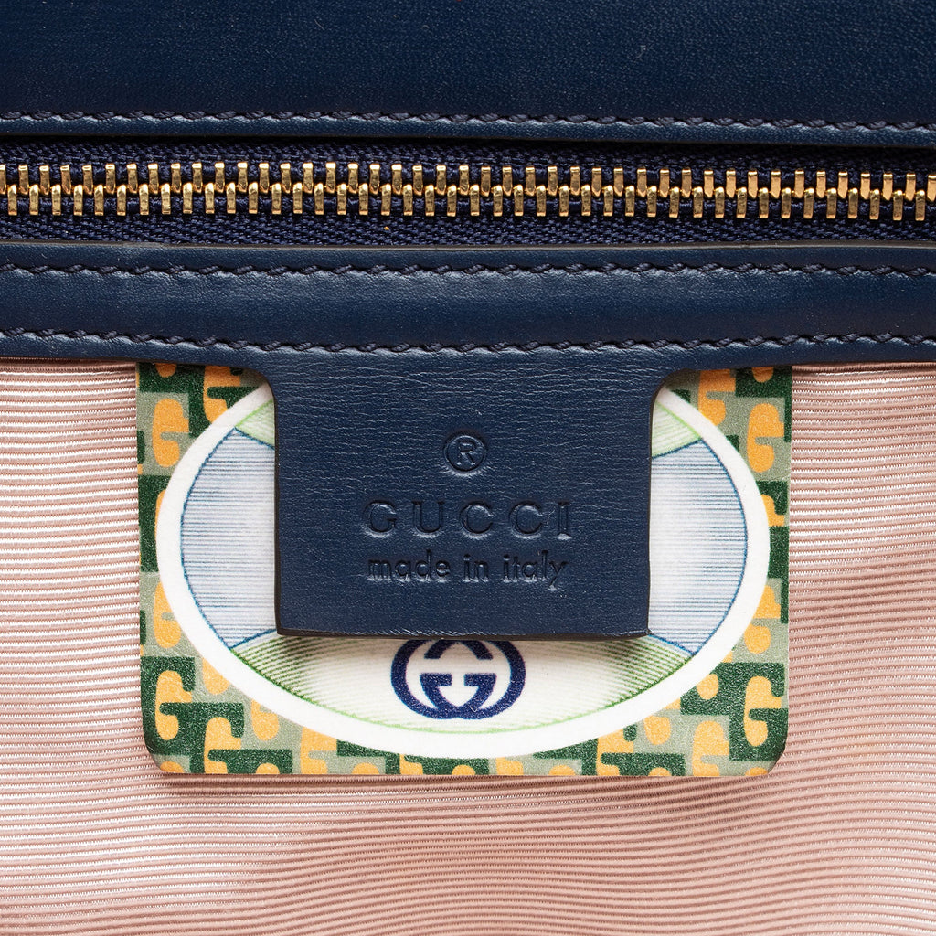 Gucci Calfskin Rajah Zumi Medium Shoulder Bag (SHF-bv9Xhf)