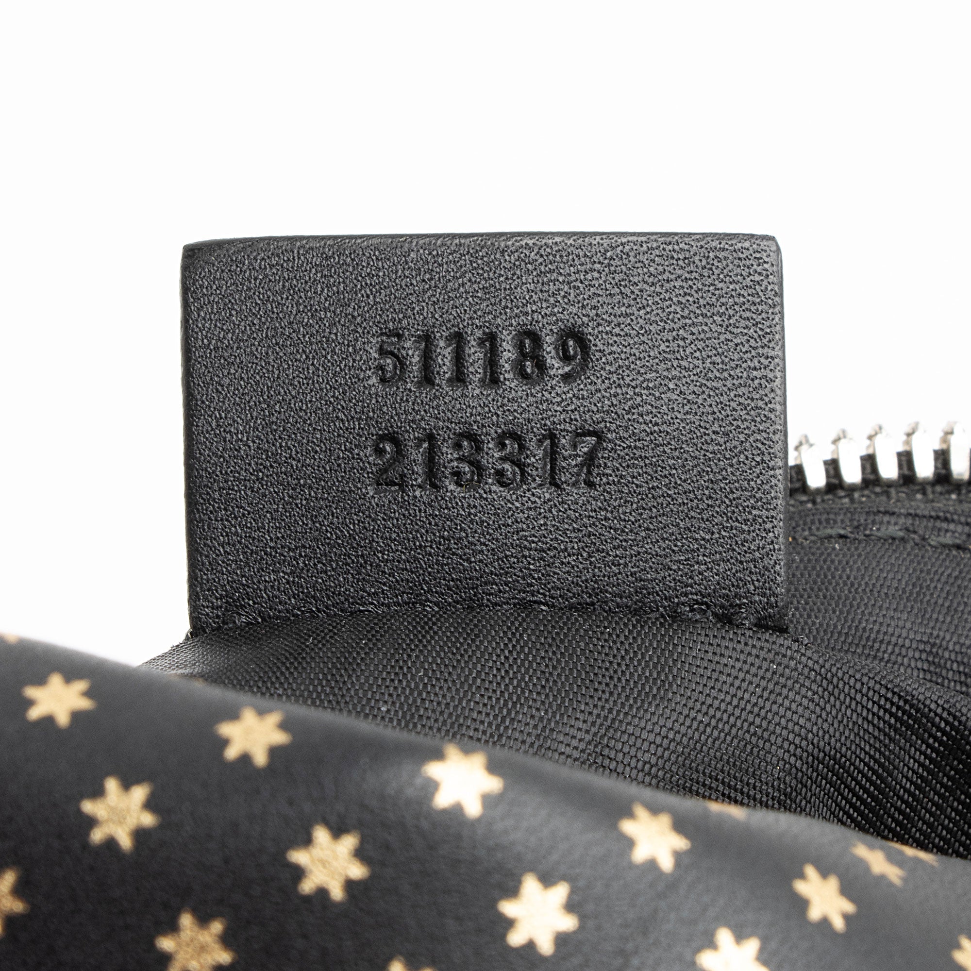Gucci Calfskin Star Print Guccy Mini Shoulder Bag