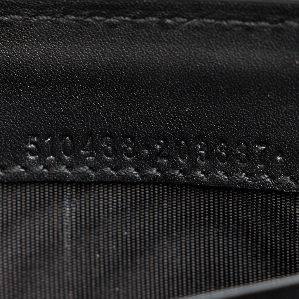 Gucci Calfskin Star Print Guccy Zip Around Wallet (SHF-NzvcOs)