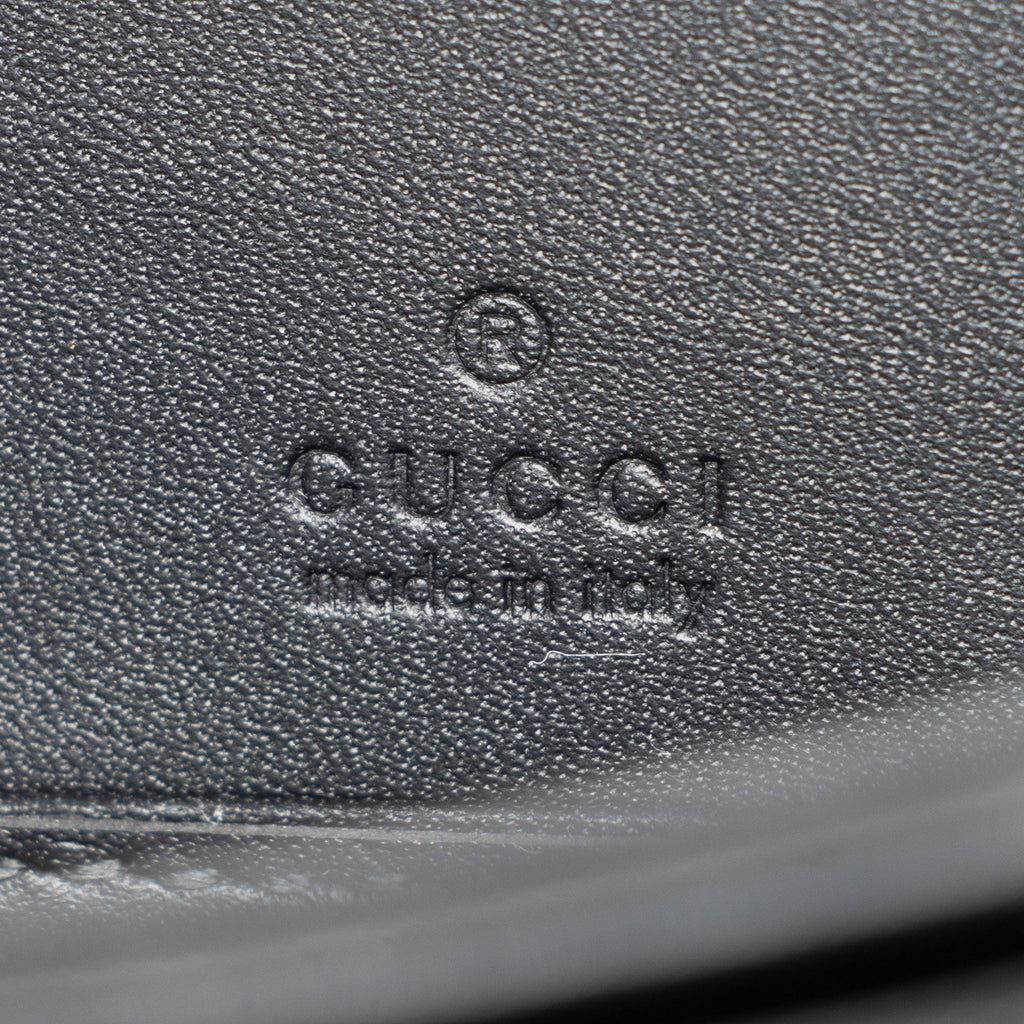 Gucci Calfskin Star Print Guccy Zip Around Wallet (SHF-NzvcOs)