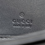 Gucci Calfskin Star Print Guccy Zip Around Wallet (SHF-NzvcOs)