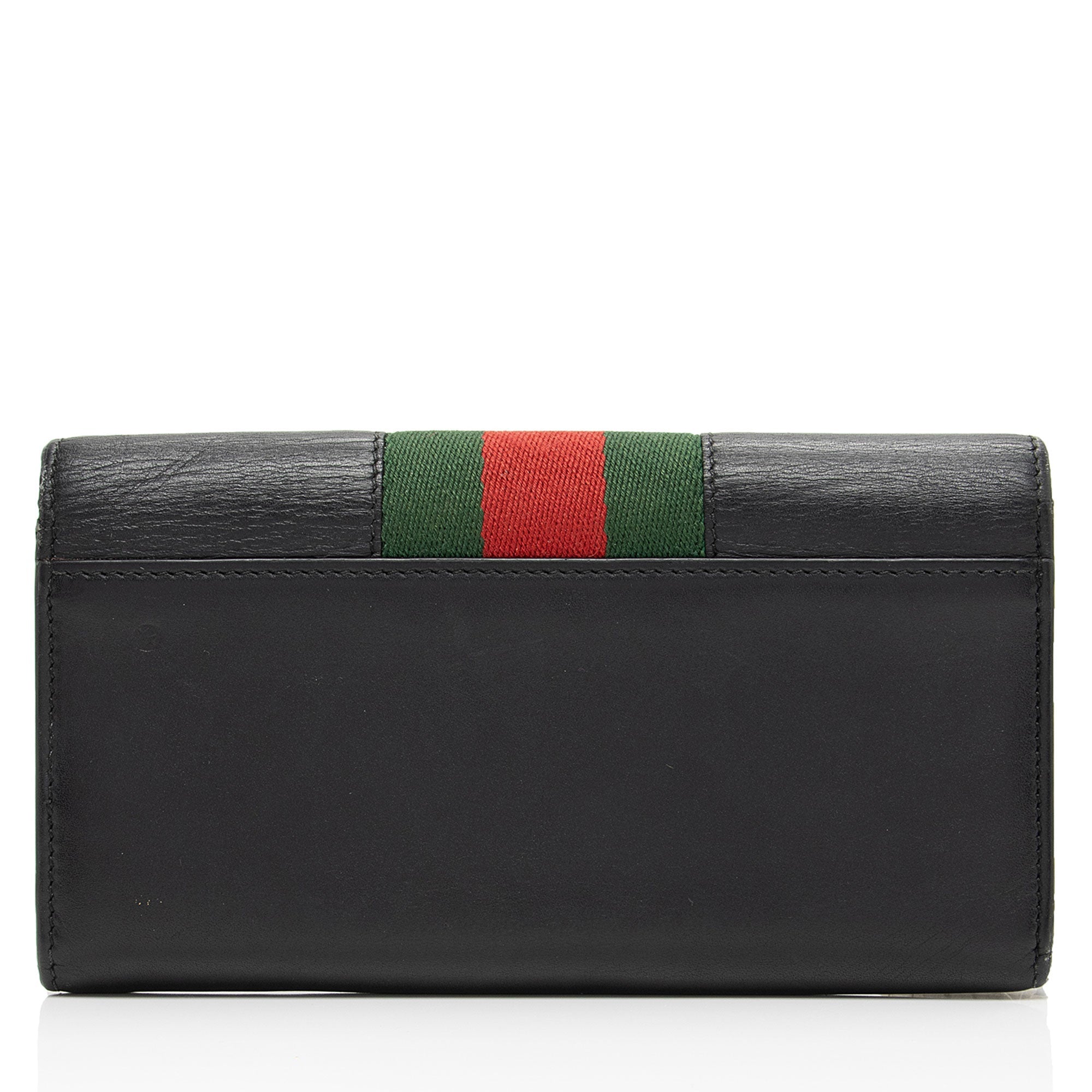 Gucci Calfskin Sylvie Continental Wallet (SHF-1uI8WQ)
