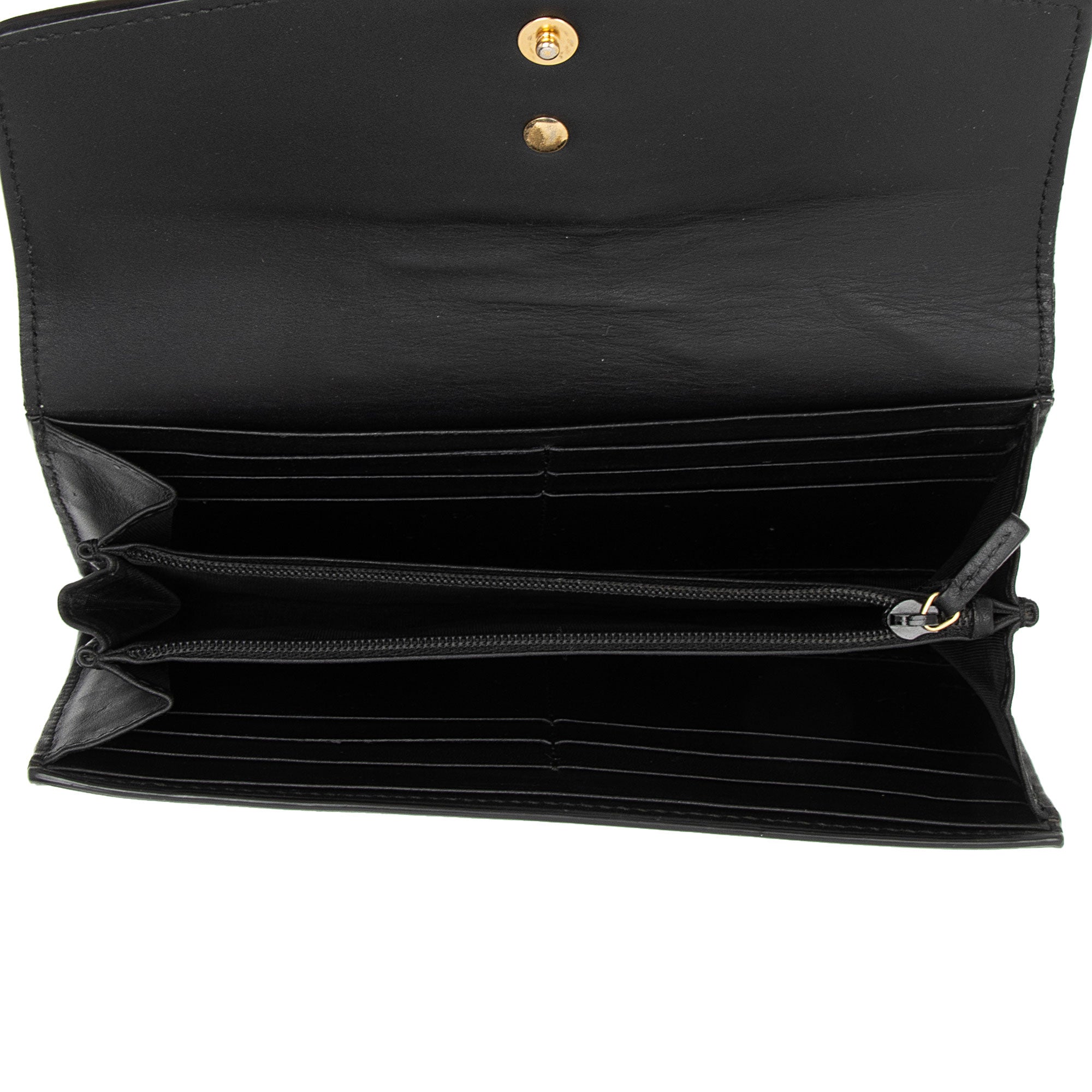 Gucci Calfskin Sylvie Continental Wallet (SHF-1uI8WQ)