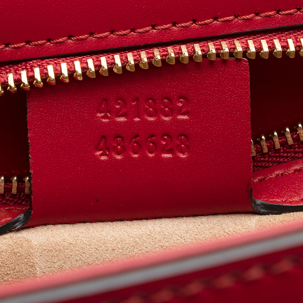 Gucci Calfskin Sylvie Small Shoulder Bag (SHF-21174)