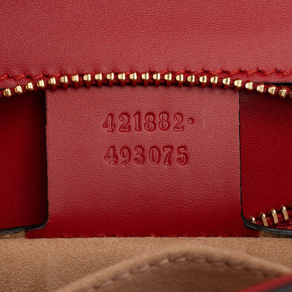 Gucci Calfskin Sylvie Small Shoulder Bag (SHF-pDYCA5)