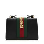 Gucci Calfskin Sylvie Small Shoulder Bag (SHF-0C37e0)