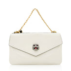 Gucci Calfskin Diagonal Stipe Thiara Double Shoulder Bag (SHF-21686)