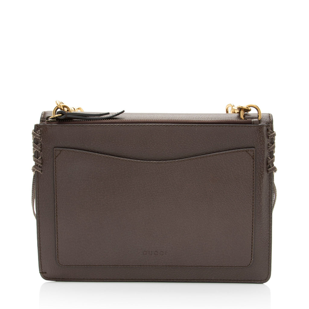 Gucci Calfskin Web Animalier Shoulder Bag