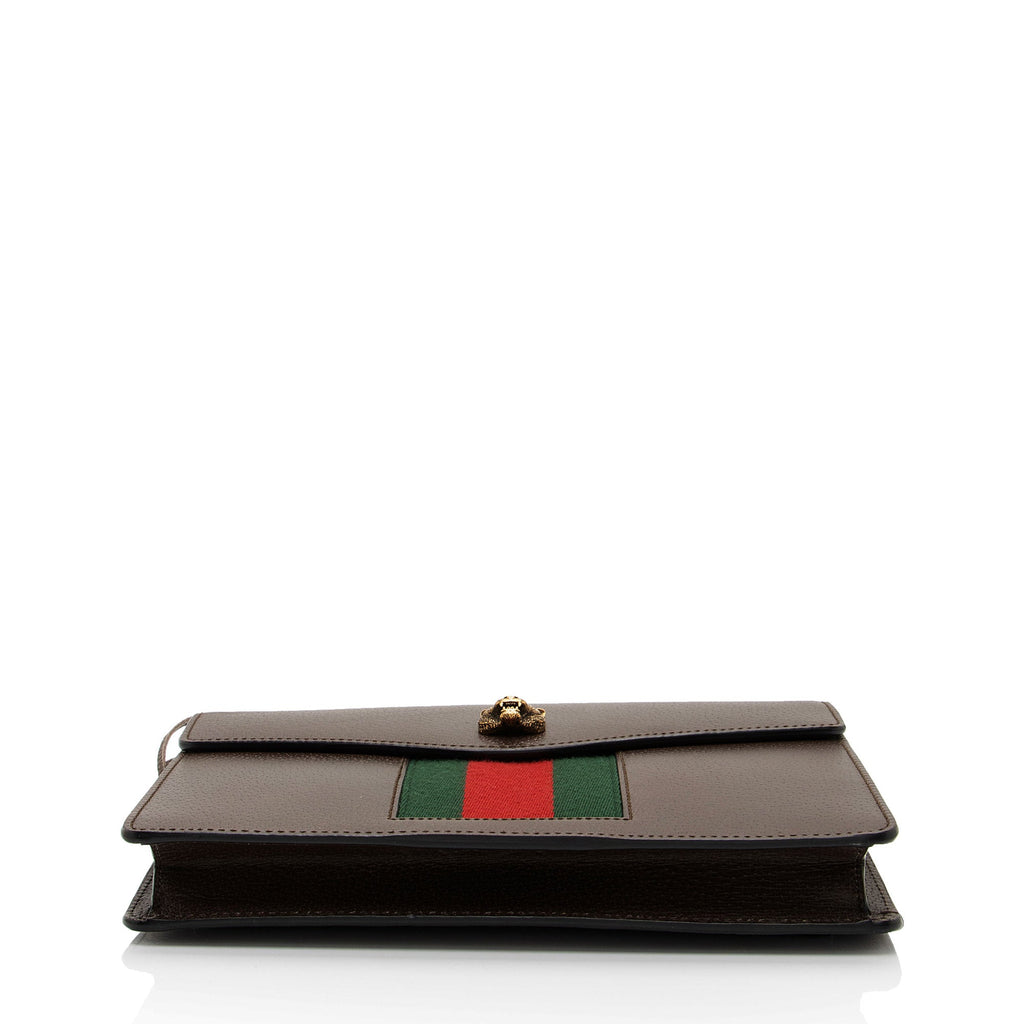 Gucci Calfskin Web Animalier Shoulder Bag