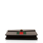 Gucci Calfskin Web Animalier Shoulder Bag
