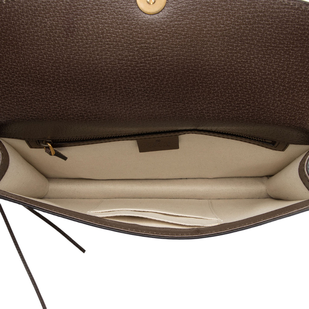 Gucci Calfskin Web Animalier Shoulder Bag