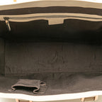 Gucci Calfskin and GG Canvas Nailhead Tote