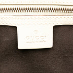 Gucci Calfskin and GG Canvas Nailhead Tote