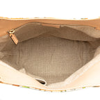 Gucci Canvas Bamboo Flora Handbag