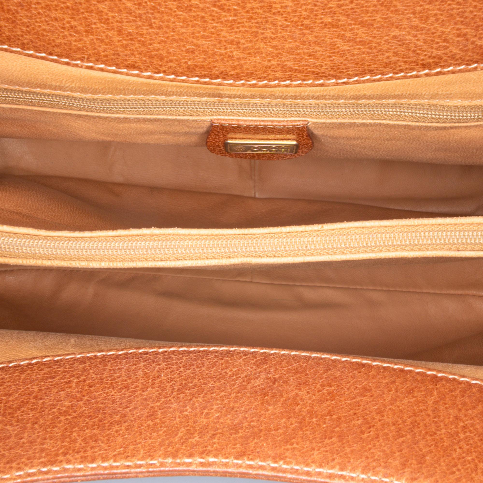 Gucci Canvas Bamboo Handbag