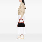 Gucci Canvas Bamboo Handbag