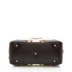 Gucci Horsebit Canvas Bamboo Satchel