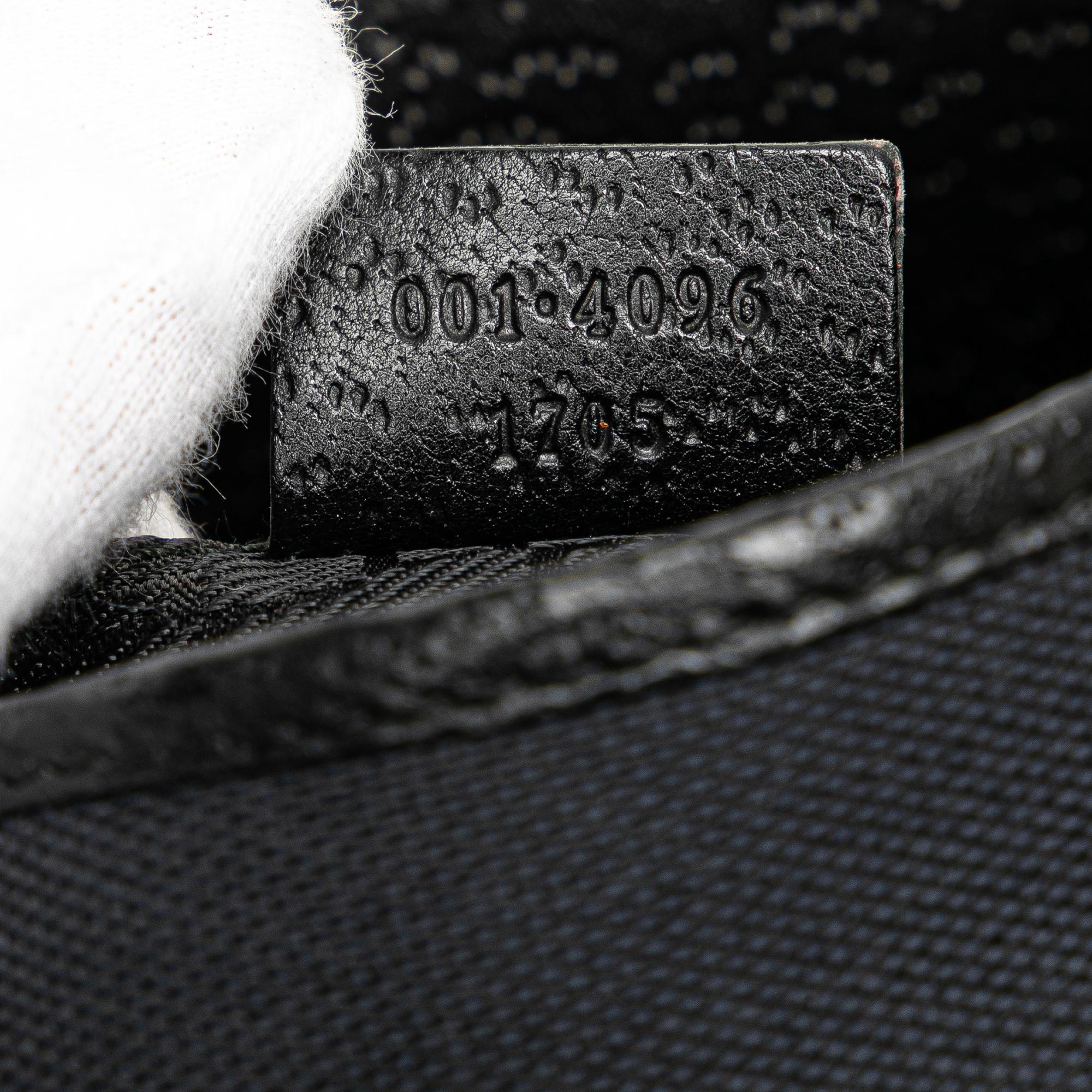Gucci Canvas Bamboo Jackie Hobo