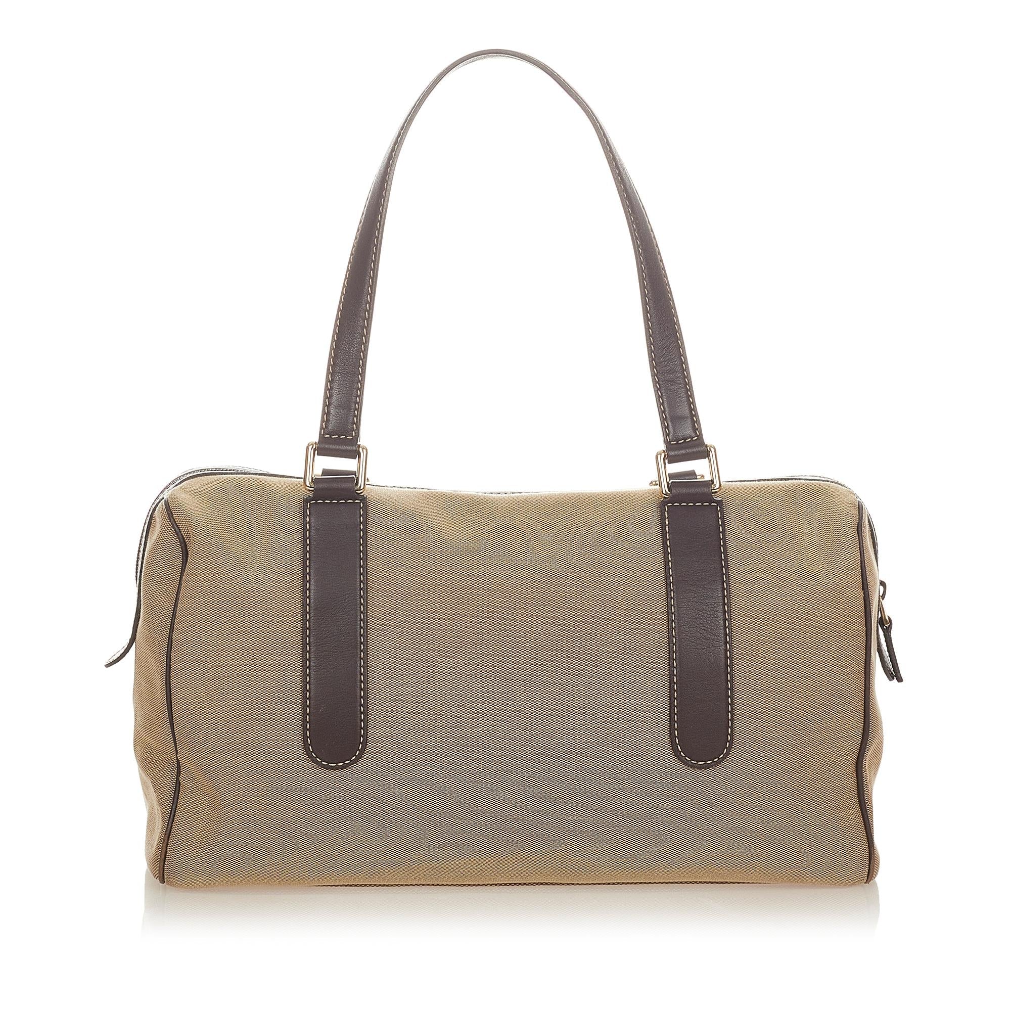 Gucci Canvas Boston Bag (SHG-31833)