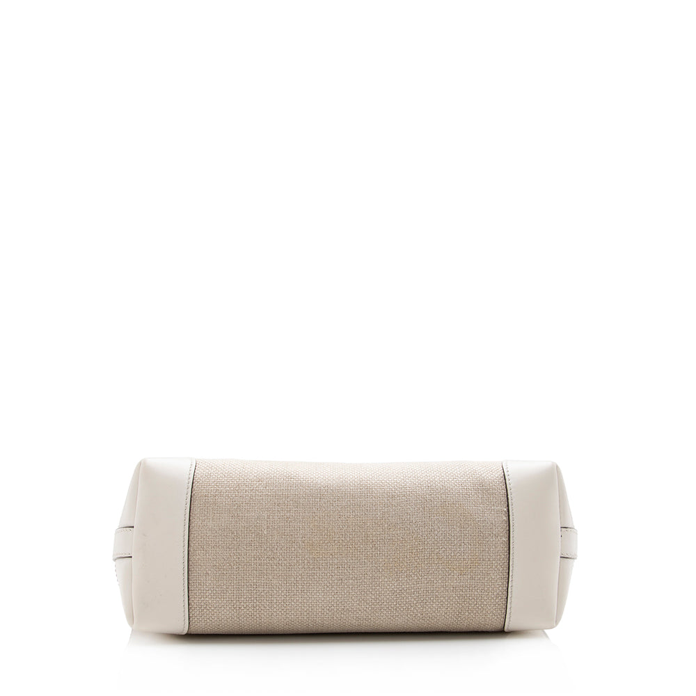Gucci Canvas Craft Small Tote (SHF-15165)