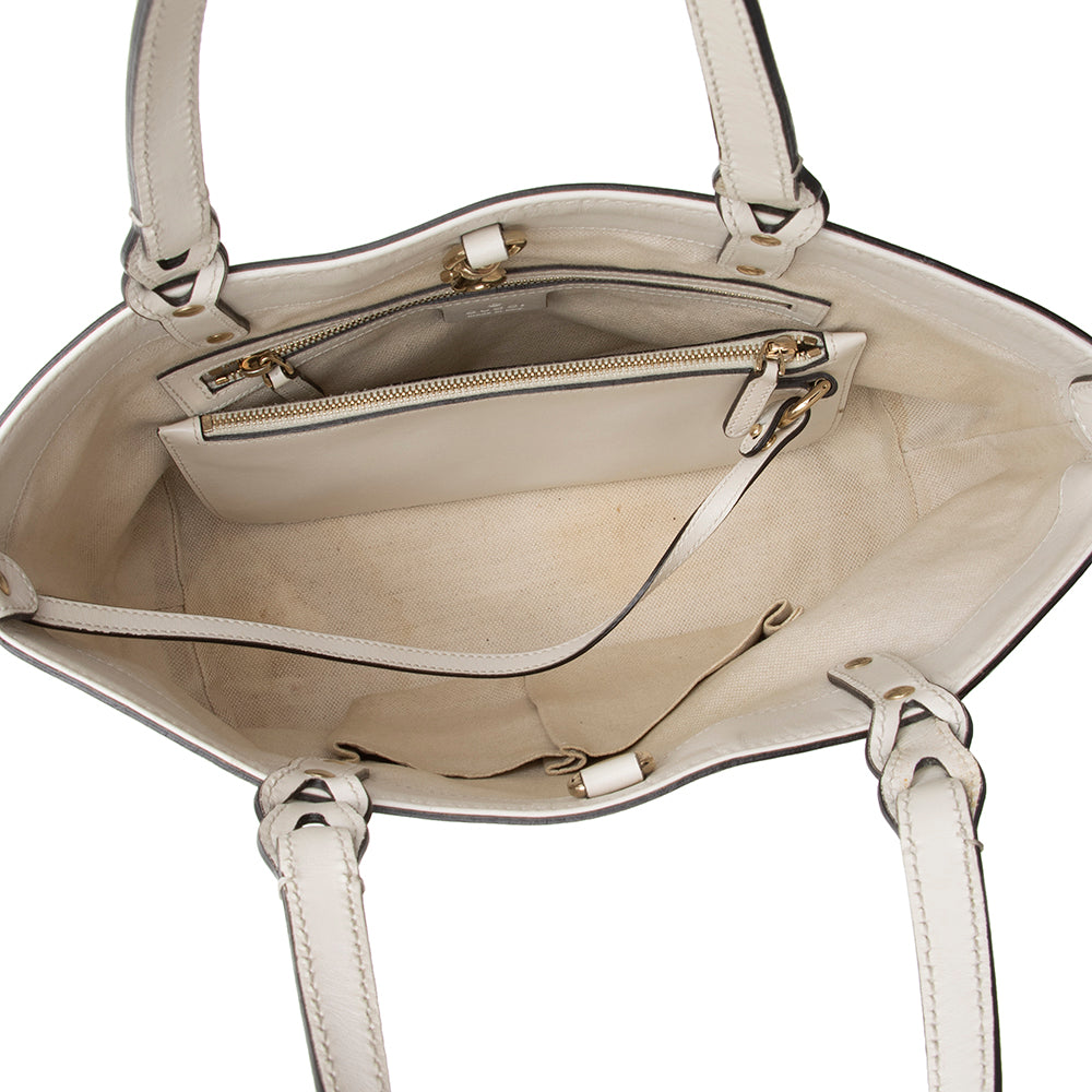 Gucci Canvas Craft Small Tote (SHF-15165)