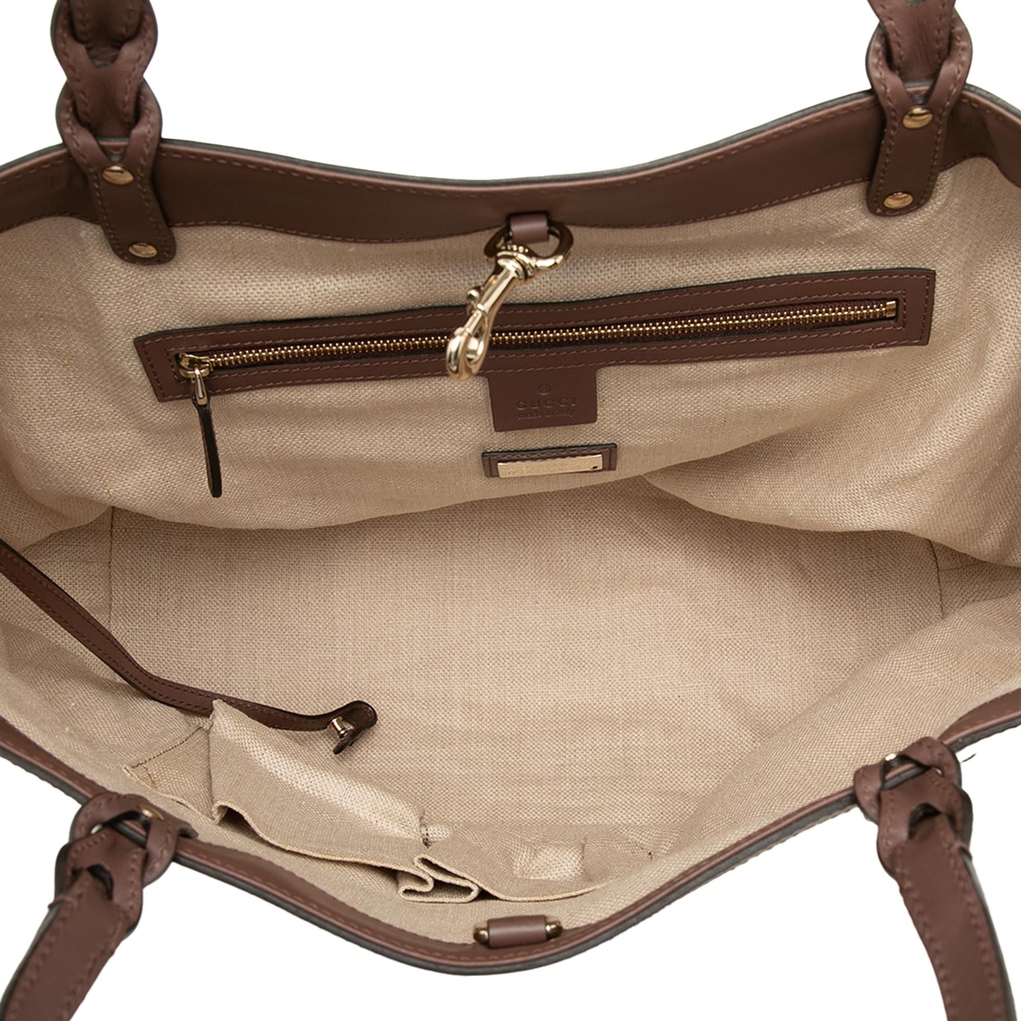 Gucci Canvas Craft Tote