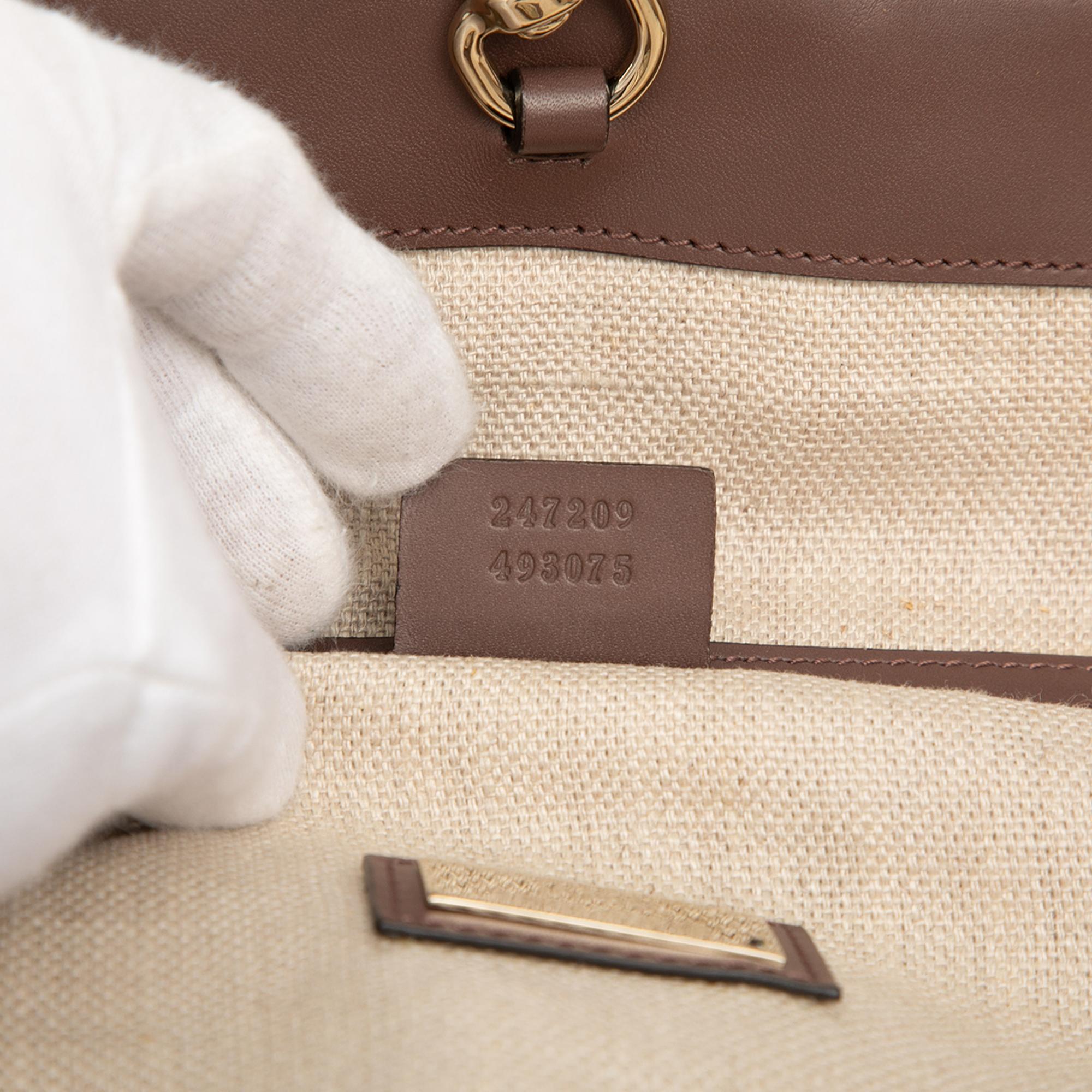 Gucci Canvas Craft Tote