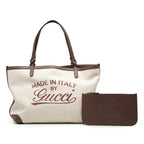 Gucci Canvas Craft Tote