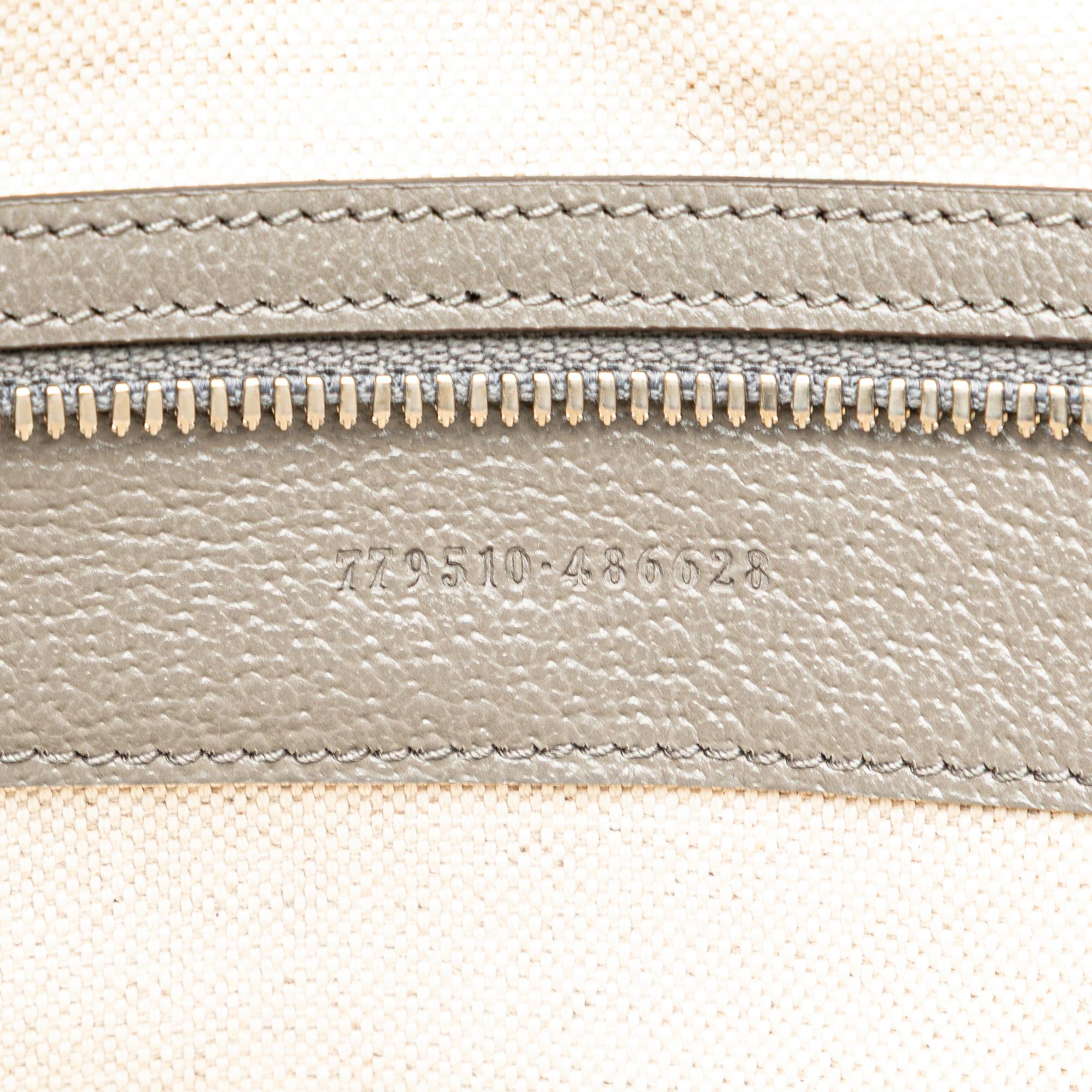 Gucci Canvas Embossed Logo Tote