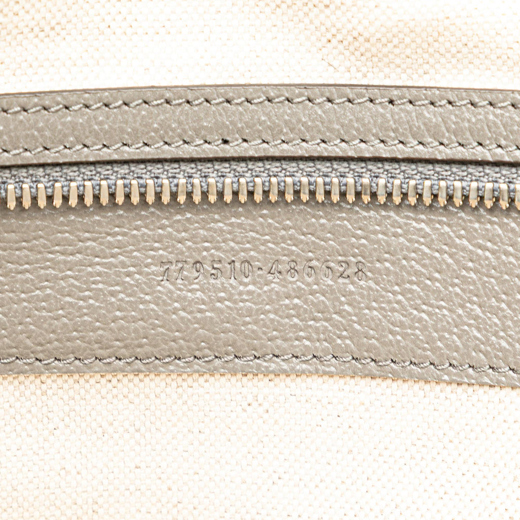 Gucci Canvas Embossed Logo Tote